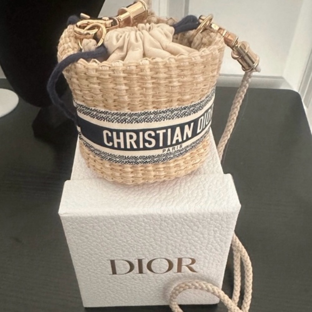 Mini Straw Dior Crossbody
